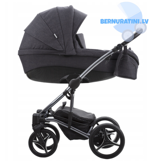 BEBETTO TITO Premium - DARK 01 Bērnu universālie rati